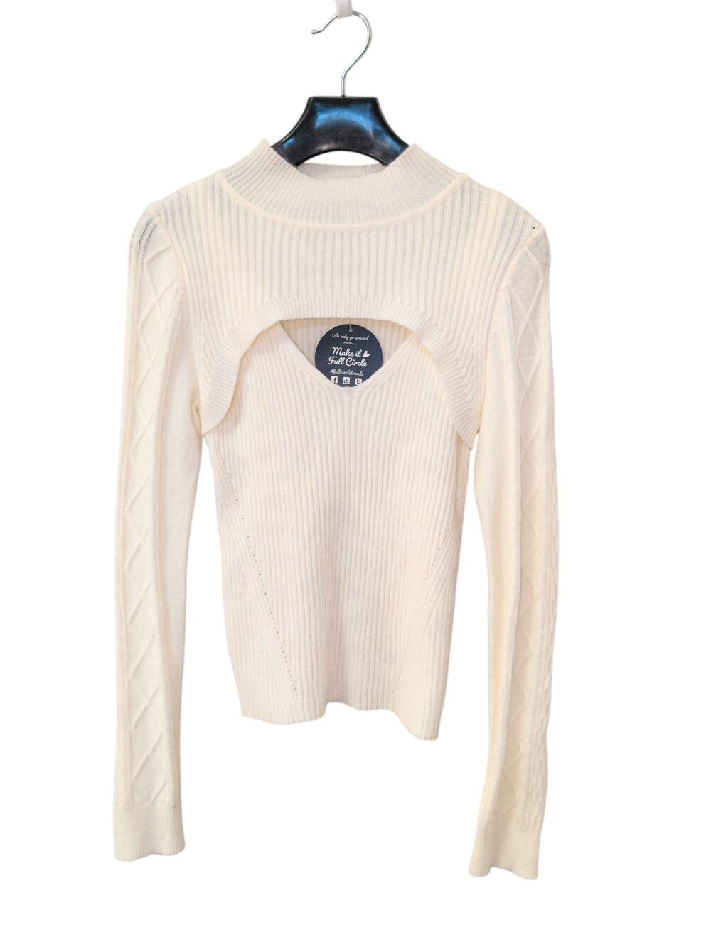 Jolie & Joy White Sweater NWT Women’s Size Small